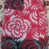 Red body Nakshi Kantha work Pure Katan silk saree