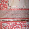 Off white body Nakshi Kantha Pure Katan silk saree
