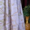 Lavender color body with Eco- hand printed Pure Tussar saree