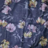 Black on Floral print with Chikankari Border Gachi Tussar saree
