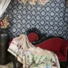 Biscuit on Fisherman theme Kantha stitch work Pure Tussar silk saree