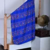 Royal blue color Lambani work on Pure Tussar Saree