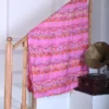 Pink color Lambani work on Pure Tussar Saree