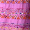 Pink color Lambani work on Pure Tussar Saree