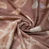 Saddle Brown Tie-Dye Shibori Print on Pure Gachi Tussar Silk Saree