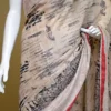 Rabindranath write up embroidery Border Biscuit Tussar Silk Saree