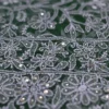 Moss Green Georgette Chikankari Saree