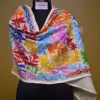 kantha embroidery stole