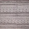 White on Black Bengal Kantha Embroidery Tussar Silk Handloom stole