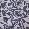Off White on Black Bengal Kantha Embroidery Tussar Silk Handloom stole