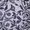 Off White on Black Bengal Kantha Embroidery Tussar Silk Handloom stole