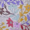 Off White on Multicolor Bengal Kantha Embroidery Tussar Silk Handloom stole