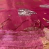 Purple Tussar Zari Buta Saree