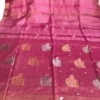 Purple Tussar Zari Buta Saree