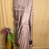 Exquisite Mauve Bangalore Silk Floral Saree – Elegant & Unique