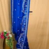 Royal Blue Bangalore Silk Gujarati Work Saree – Exquisite Elegance