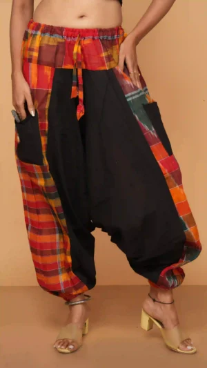 Ikkat Cotton Harem Pant | Sustainable Essentials 2026