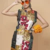 Multicolored Kantha Embroidered Patchwork Sleeveless Jacket | Ethnic Essentials 2026