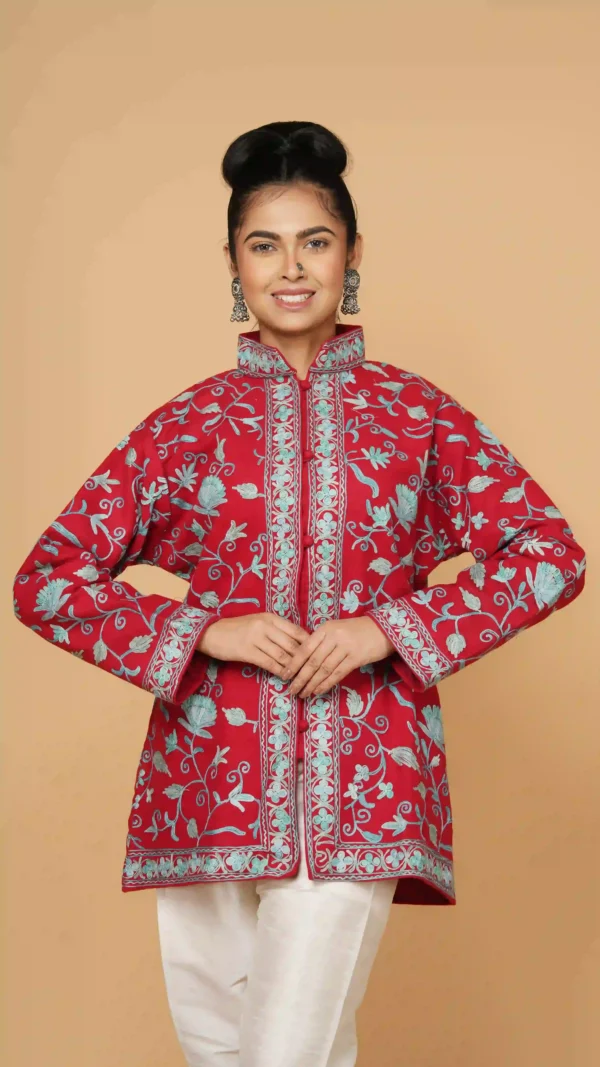 Bold Red Kashmiri Aari Embroidered - BKP03215_result_compressed