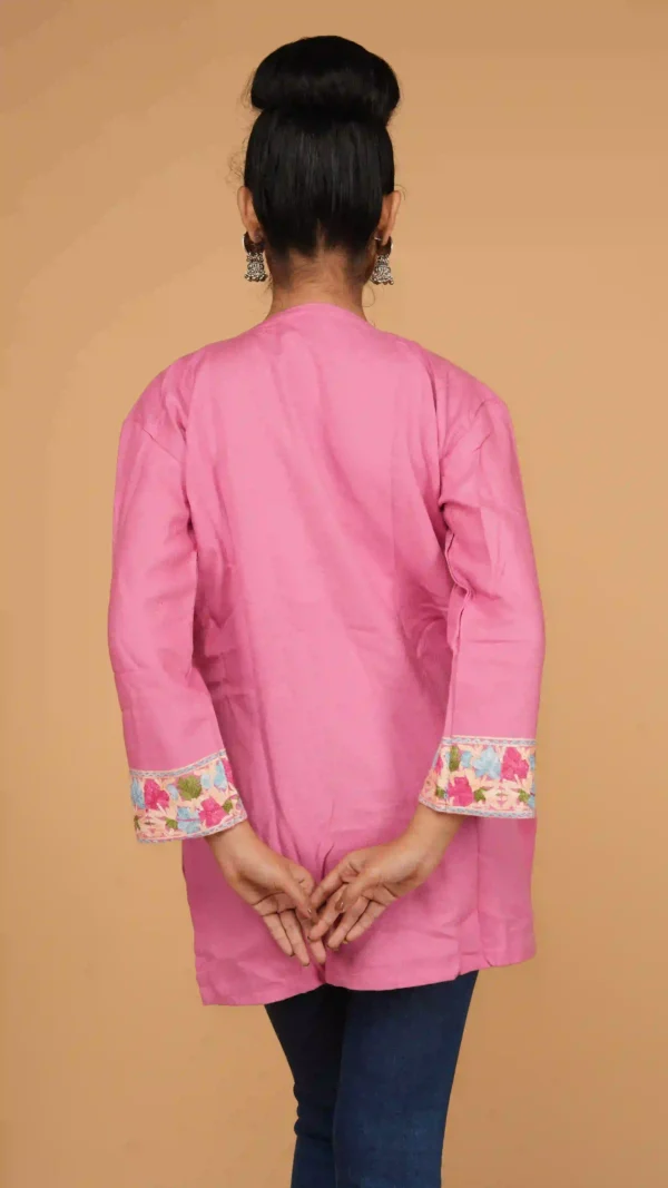 Peach Kashmiri Phiran Top,top - BKP03269_result