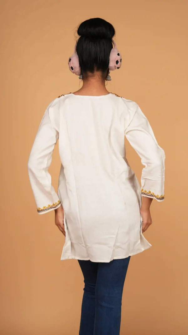 White Kashmiri Phiran Top,top - BKP03292_result