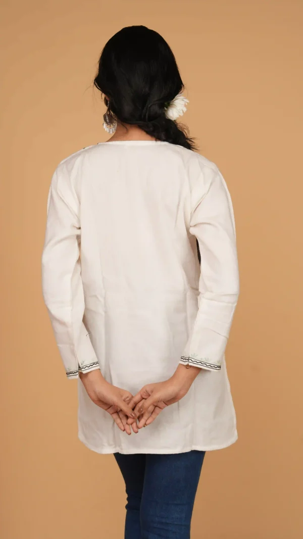 Ethereal White Kashmiri Phiran Top,top - BKP03419_result