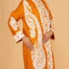 Rustic Orange Pure Woolen Long Jacket - BKP03435_result_compressed
