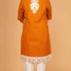 Rustic Orange Pure Woolen Long Jacket - BKP03436_result