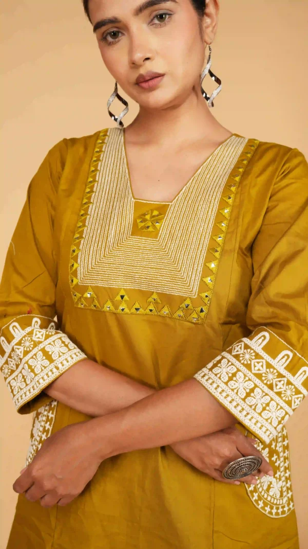 Mustard-Gold Kurta Set,kurta - BKP03447_result_compressed
