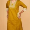 Mustard-Gold Kurta Set,kurta - main product image