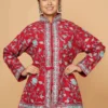 Bold Red Kashmiri Aari Embroidered - main product image
