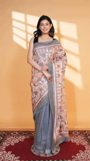 Ira Half & Half Jam-Kantha Saree | Fusion Beauty 2026