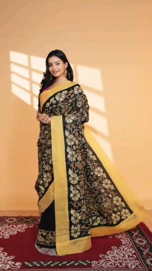 Raagini Half & Half Jam-Kantha Saree | Fusion Beauty 2026