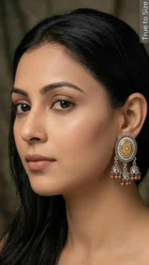 Mystic Mosaic Jhumka Earrings