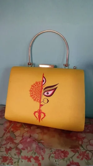 Divine Durga Bold Statement Clutch Bag