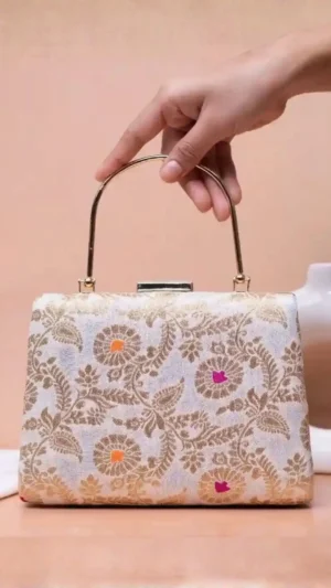 Ayana Authentic Meenakari Clutch Bag