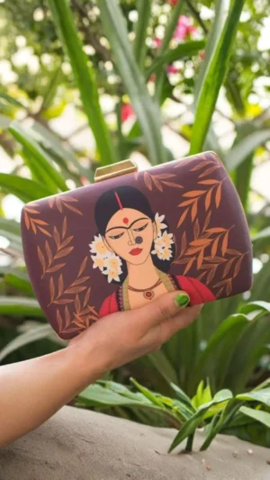 Shayari Bold Statement Clutch