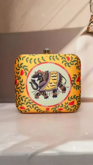 Earthen Nomad Vibrant Clutch Bag