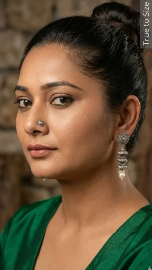 Vaishali Oxidised Jhumka Earrings