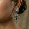 Sukanya Oxidised Drop Earrings
