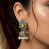 Jashn Oxidised Jhumka Earrings