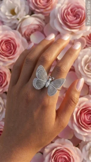 Titli Bold Oxidized Statement Ring