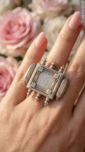 Dwarakah Bold Statement Ring