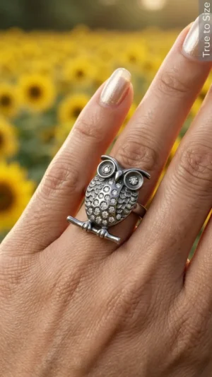 Bold Mysticism Oxidised Silver Ring