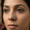 Nayanika Easy Clip-on Oxidized Nose Pin