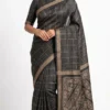 Shikha Black Pure Bangalore Silk Kantha Saree