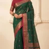 Trisha Pure Cotton Benarasi Saree