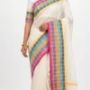 Shritama White Pure Cotton Saree