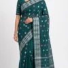 Enakshi Green Pure Cotton Saree