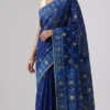 Sreyanshi Blue Designer Jamdani Saree | 2026 Exclusive